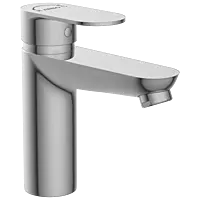 SL-2627 Single Lever Basin Mixer With Braided Hoses (Table Mounted Model)
