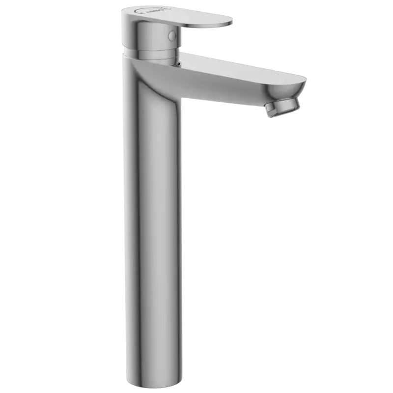 SL-2628 Single Lever Tall Basin Mixer With Braided Hoses (Table Mounted Model)
