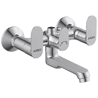 SL-2650 Wall Mixer With Connector For Hand Shower Arrangement With Connecting Legs, Wall Flange & Wall Bracket For Hand Shower