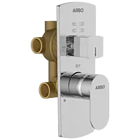 SL-2653 2 Inlet 3 Outlet High Flow Diverter Body With Upper Part Set
