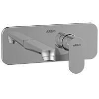 SL-2667 Exposed Part Kit For Single Lever Basin Mixer Wall Mounted With Consisting Of Operative Lever, Basin Spout & Wall Flange