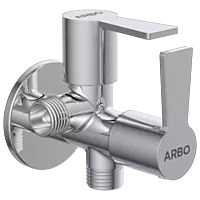 RL-4607 2 Way Angle Cock With Wall Flange