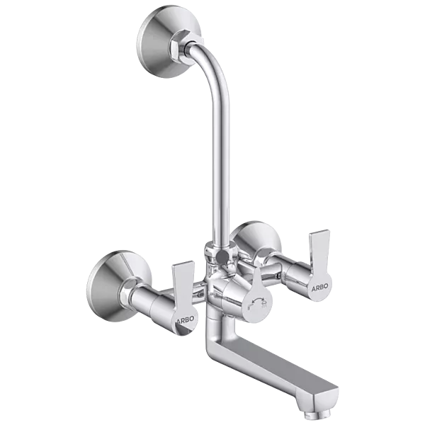 RL-4620 Wall Mixer 2 In 1 With Connecting Legs With Wall Flange