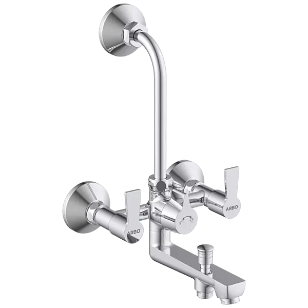 RL-4622 Wall Mixer 3 In 1 With Connecting Legs With Wall Flange