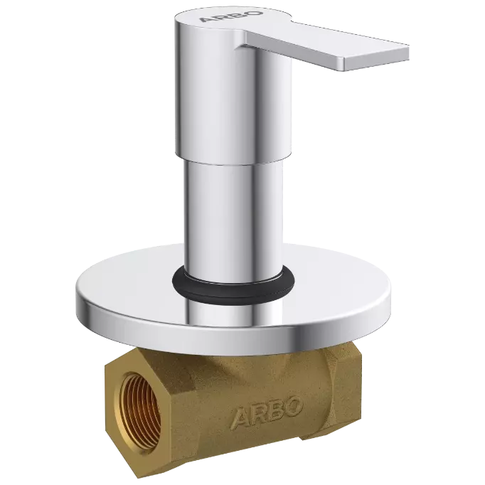 RL-4623 Concealed Stop Cock 15mm Body With Upper Part Set