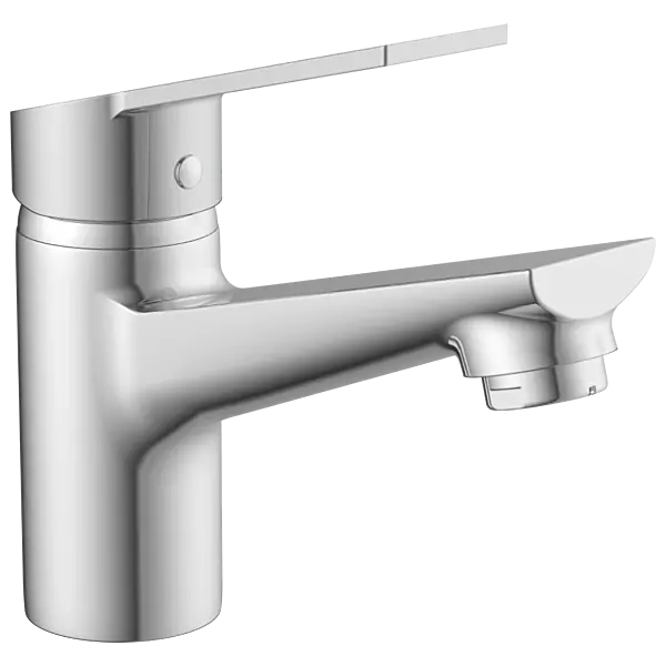 RL-4627 Single Lever Basin Mixer With Braided Hoses (Table Mounted Model)
