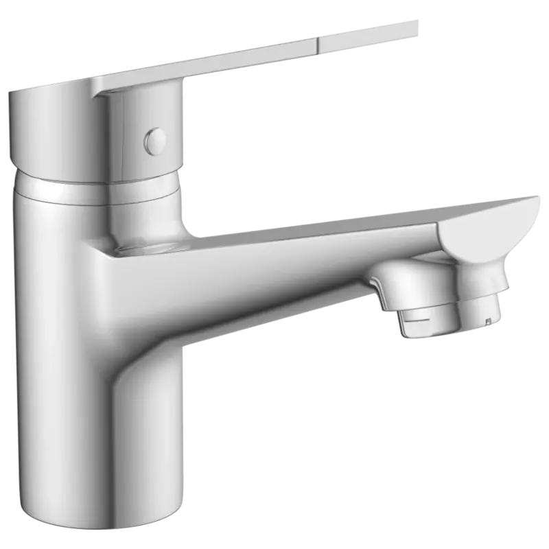 RL-4627 Single Lever Basin Mixer With Braided Hoses (Table Mounted Model)