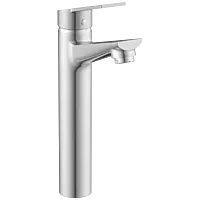 RL-4628 Single Lever Tall Basin Mixer With Braided Hoses (Table Mounted Model)