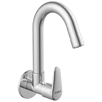 AL-1408 Sink Cock With Swinging Spout With Wall Flange (Wall Mounted Model)