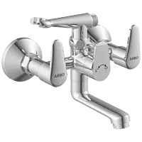AL-1421 Wall Mixer 2 In 1 With Crutch, Connecting Legs With Wall Flange