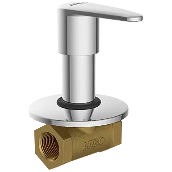 AL-1423 Concealed Stop Cock 15mm Body With Upper Part Set