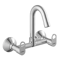 NE-1613 Sink Mixer With Swinging Spout With Connecting Legs With Wall Flange (Wall Mounted Model)