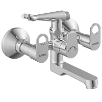 NE-1621 Wall Mixer 2 In 1 With Crutch, Connecting Legs With Wall Flange