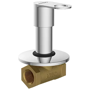 NE-1623 Concealed Stop Cock 15mm Body With Upper Part Set