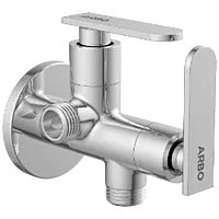 IX-2807 2 Way Angle Cock With Wall Flange