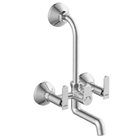 IX-2820 Wall Mixer 2 In 1 With Connecting Legs With Wall Flange