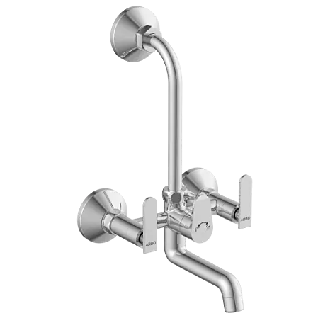 IX-2820 Wall Mixer 2 In 1 With Connecting Legs With Wall Flange