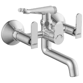 IX-2821 Wall Mixer 2 In 1 With Crutch, Connecting Legs With Wall Flange