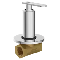 IX-2823 Concealed Stop Cock 15mm Body With Upper Part Set