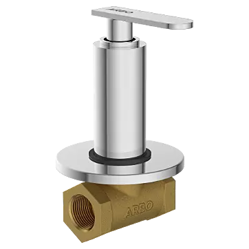 IX-2823 Concealed Stop Cock 15mm Body With Upper Part Set
