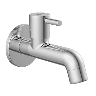EL-1803 Long Nose Bib Tap With Wall Flange
