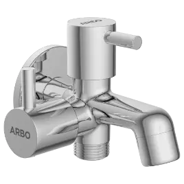 EL-1805 2 Way Bib Tap Side Handle With Wall Flange