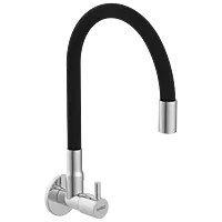 EL-1808 Sink Cock With Swinging Spout With Wall Flange (Wall Mounted Model)