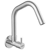 EL-1809 Sink Cock With Swinging Spout With Wall Flange (Wall Mounted Model)