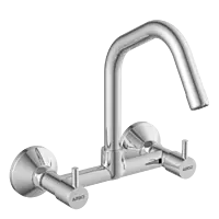 EL-1813 Sink Mixer With Swinging Spout With Connecting Legs With Wall Flange (Wall Mounted Model)
