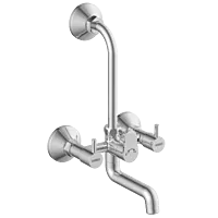 EL-1820 Wall Mixer 2 In 1 With Connecting Legs With Wall Flange