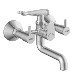 EL-1821 Wall Mixer 2 In 1 With Crutch, Connecting Legs With Wall Flange