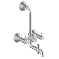 EL-1822 Wall Mixer 3 In 1 With Connecting Legs With Wall Flange