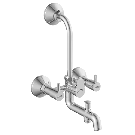 EL-1822 Wall Mixer 3 In 1 With Connecting Legs With Wall Flange