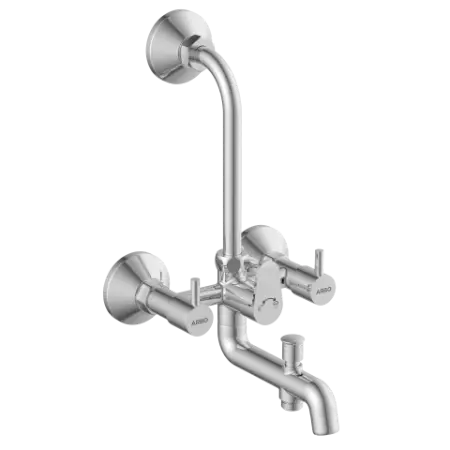 EL-1822 Wall Mixer 3 In 1 With Connecting Legs With Wall Flange