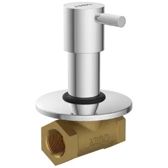 EL-1823 Concealed Stop Cock 15mm Body With Upper Part Set