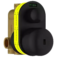 CD-5605 Concealed Body For 3 Inlet 2 Outlet Single Lever High Flow Diverter