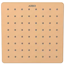 OS-RG-209 Square 6" x 6" Inch SUS 304 Rainfall Overhead Shower (Rose Gold)