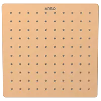 OS-RG-210 Square 8" x 8" Inch SUS 304 Rainfall Overhead Shower (Rose Gold)