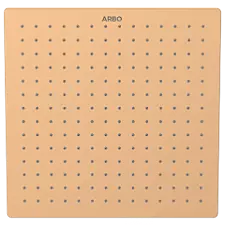 OS-RG-211 Square 12" x 12" Inch SUS 304 Rainfall Overhead Shower (Rose Gold)