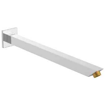 SHA-03 Square Cross 15" Inch Long Wall Mounted Shower Arm With Wall Flange