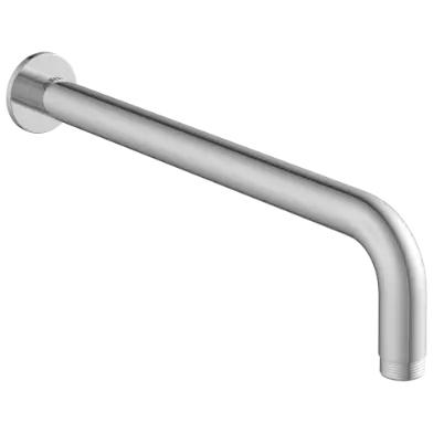 SHA-27 Round Shape 15" Inch Long With 90° Bend  Wall Mounted Shower Arm With Wall Flange