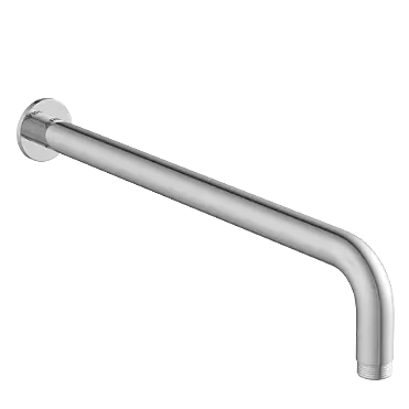 SHA-28 Round Shape 18" Inch Long With 90° Bend  Wall Mounted Shower Arm With Wall Flange