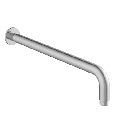 SHA-28 Round Shape 18" Inch Long With 90° Bend  Wall Mounted Shower Arm With Wall Flange