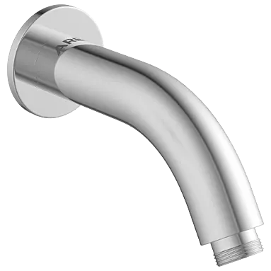SHA-36 Round Shape 9" Inch Long With 45° Bend Wall Mounted Shower Arm With Wall Flange