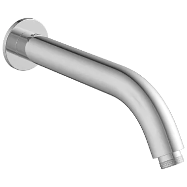 SHA-37 Round Shape 12" Inch Long With 45° Bend Wall Mounted Shower Arm With Wall Flange