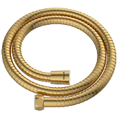 AC-GG-06 S.S. Chrome Flexible Shower Tube 1 Mtr. (Glossy Gold)