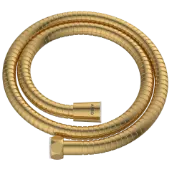 AC-GG-06 S.S. Chrome Flexible Shower Tube 1 Mtr. (Glossy Gold)
