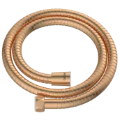 AC-RG-06 S.S. Chrome Flexible Shower Tube 1 Mtr. (Rose Gold)