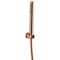 HS-RG-07 Single Function Round Hand Shower With Hook & 1.2 Mtr. S.S. Tube (Rose Gold Finish)