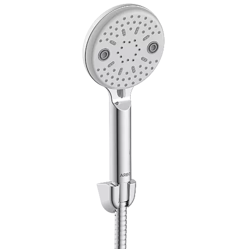 MFS-03 Three Function Hand Shower, Shower Tube With Hook Set